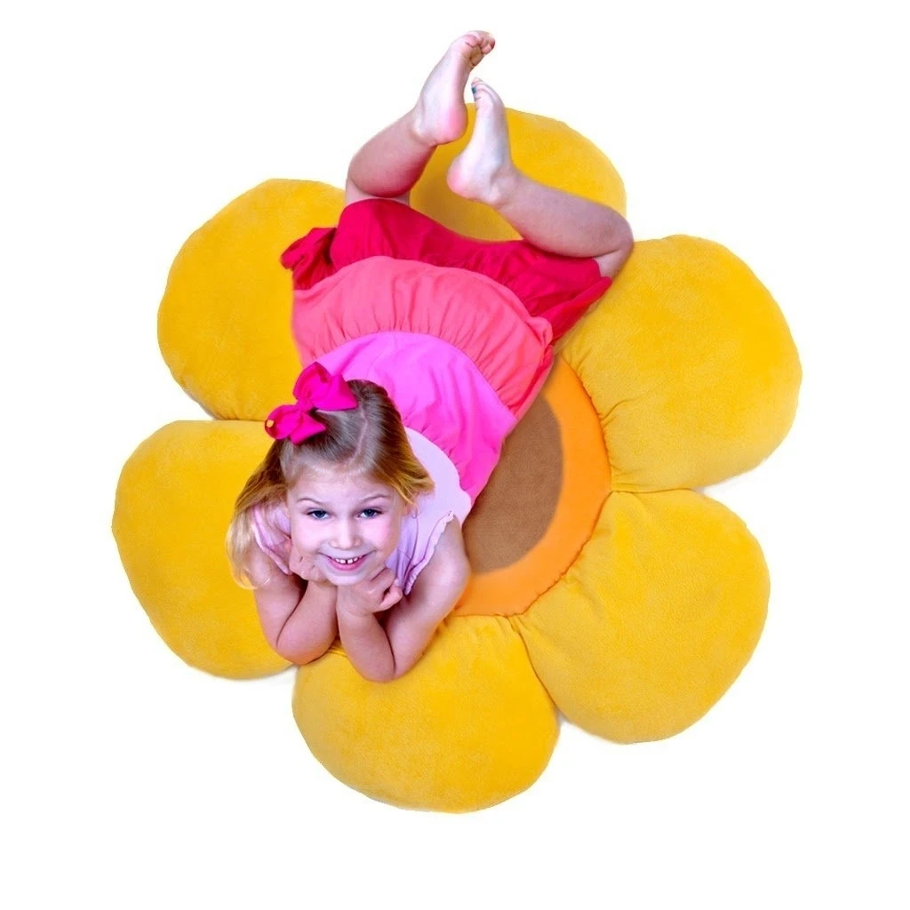 Soft and Cozy Flower Floor Pillow for Kids (1)