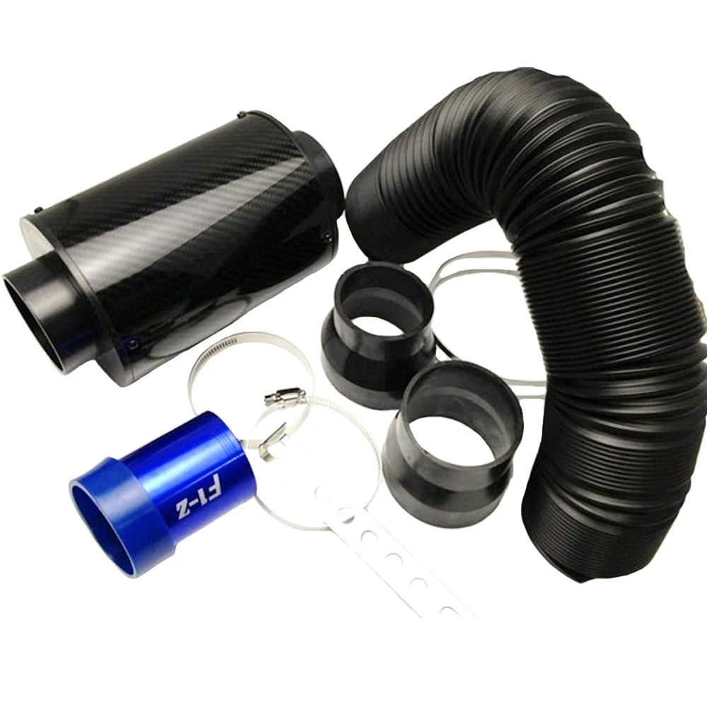 GS Universal high flow air intake Car modification of pure carbon fiber