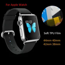 3Pcs/Lot Anti-Scratch Soft TPU Full Cover Protective Film For Apple Watch Series 4 44mm 40mm 3 2 1 38mm 42mm Screen Protector
