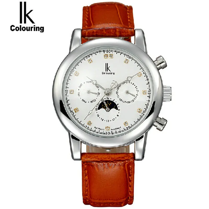 Ik multifunctional for fully automatic mechanical watch mens watch mens watch strap tourbillon male watch