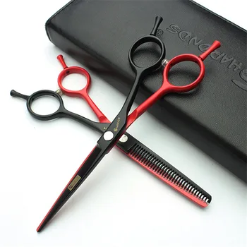 

Professional hair salon Japanese scissors 5.5 inch two tail nails thinning scissors haircut styling tools barber scissors