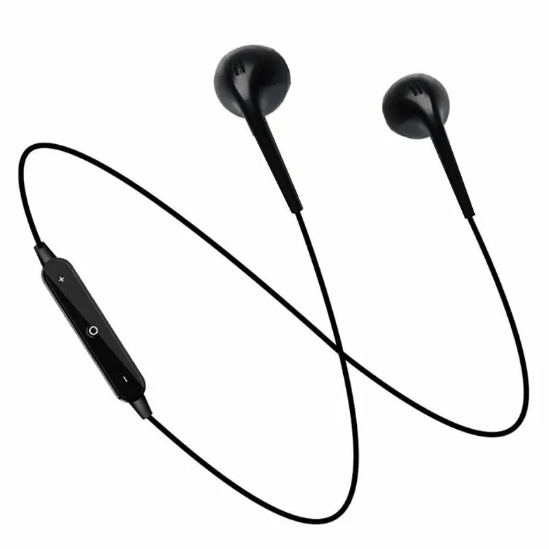 

sport Bluetooth Wireless Earphone with Mic s6 HD high fidelity Sound Bass earphones Headset Stereo Earbuds for Mobile phone