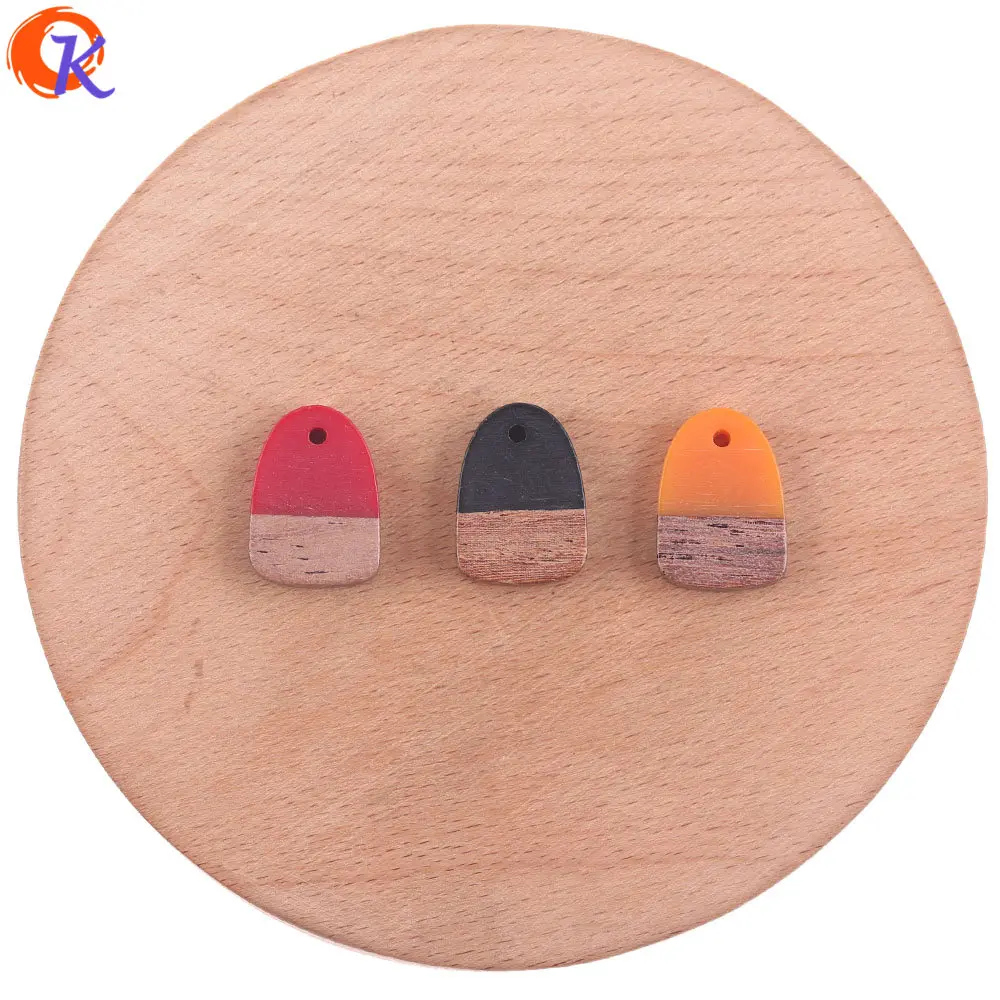 

Cordial Design 100Pcs 13*19MM Jewelry Accessories/Drop Shape/Natural Wood & Resin/DIY Earrings Making/Hand Made/Earring Findings