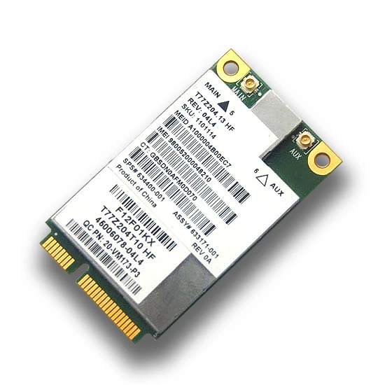 Ноутбук ssea Sierra MC8355 GOBI3000 HS2430 Mini PCI-E 3g модемы HSPA беспроводной WWAN WLAN карты gps для hp SPS: 634400-001