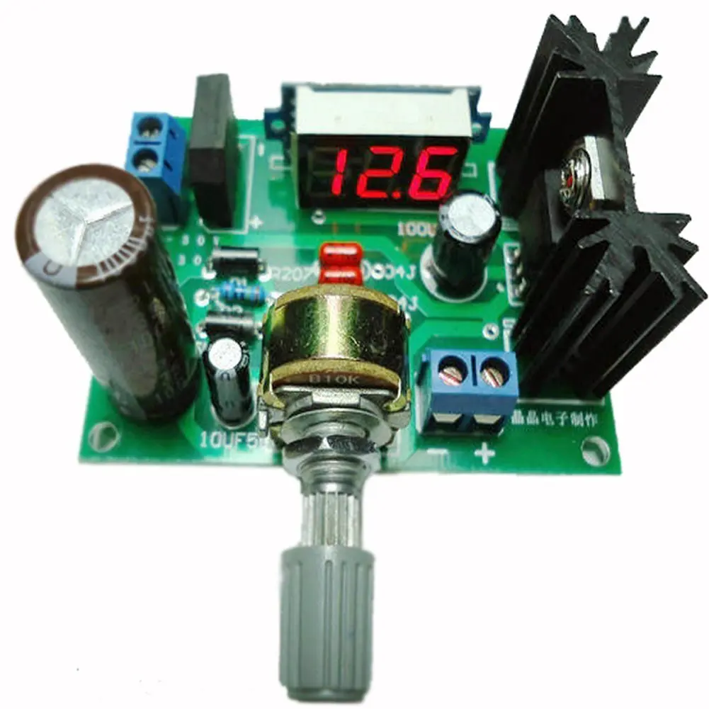 LED LM317 Step Down Power Supply Module Adjustable Voltage Regulator