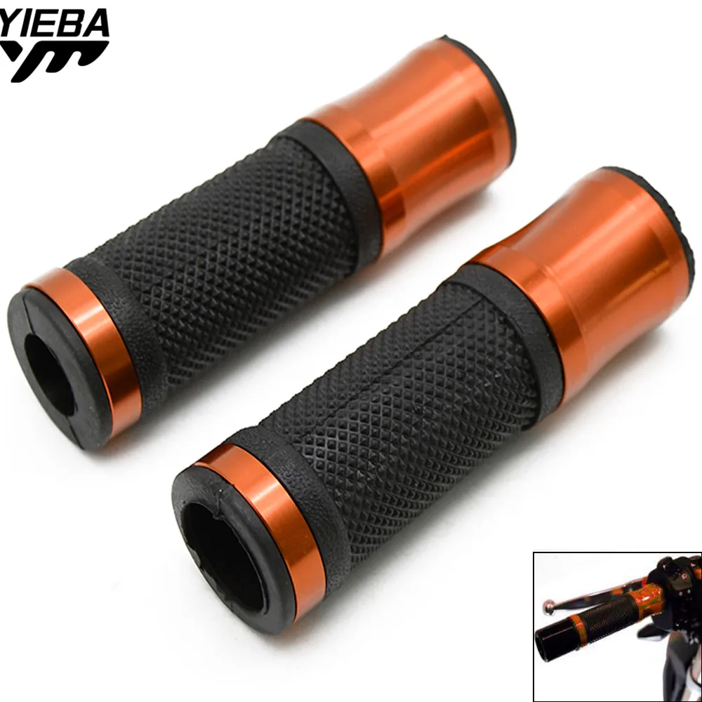 22mm Motorcycle Hand Grips Handle Rubber Gel Universal Pit Dirt Bike