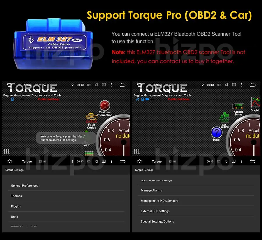 Автомобильный монитор OBD2 подходит только для нашего магазина стерео Hizpo бренд навигационная система, стереомагнитола