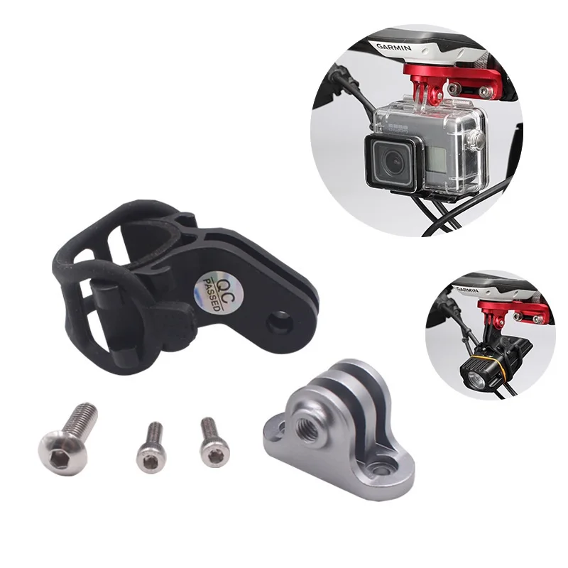 

Bike Flashlight Mount Holder with Gopro Camera Adapter For Original Garmin Bryton IGPSPORT GPS Computer