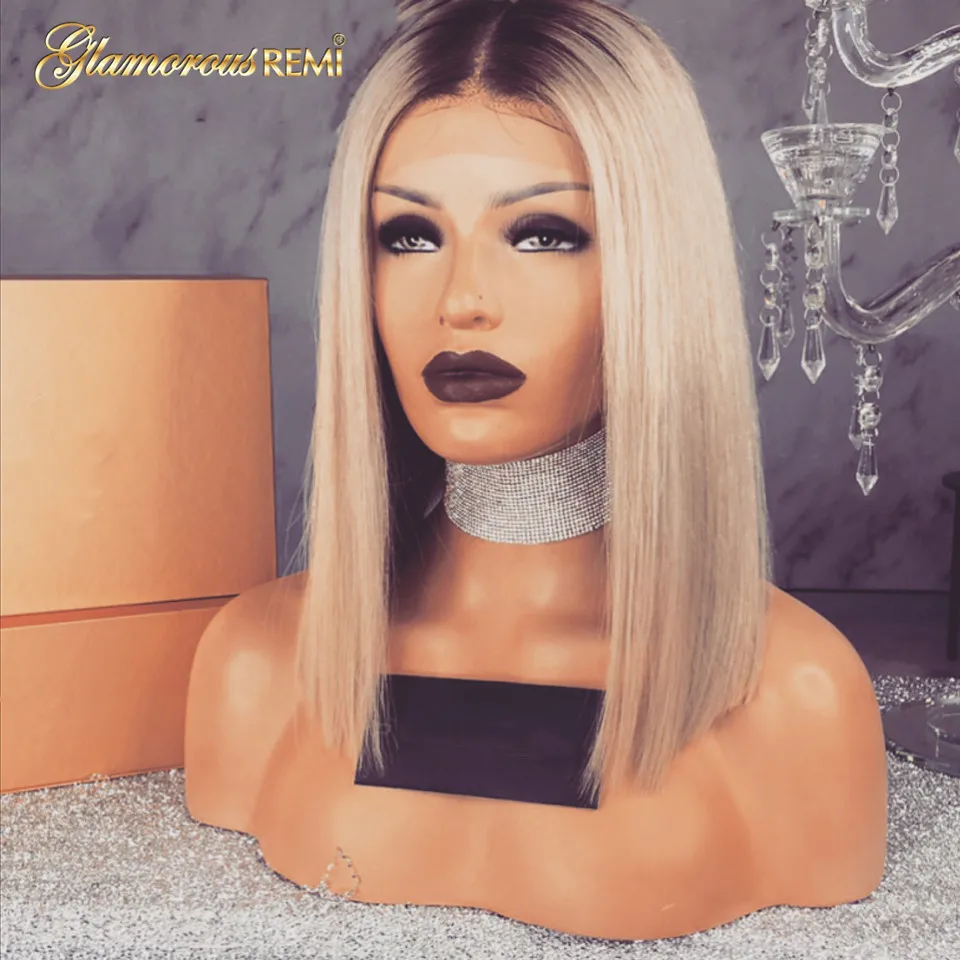 1b grey straight bob wig (2)
