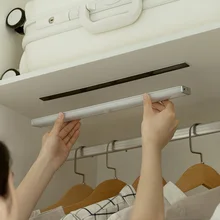 20 Светодиодная лампа в шкаф датчик движения ночник с магнитной полосой LKS99