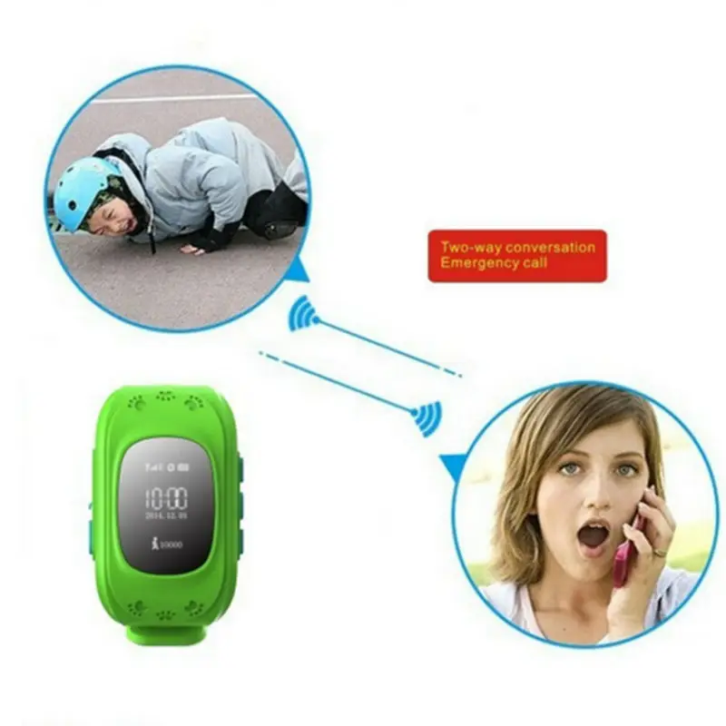 

kids GPS tracker smart watch Q50 with GSM SOS calling function for children kids watch