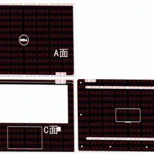 Специальный ноутбука углеродного волокна кожи винила Наклейки Обложка гвардии для выпуска Dell XPS 13 9365 13.3-дюймовый