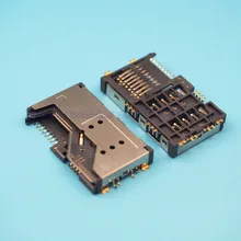 10 шт./лот 3 in1 слот для sim-карты слот для карты памяти SD TF Встроенный слот для lenovo P70 A60 P700I A789 A65 Gionee W100 V303 и т. д