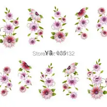 20 листов/много смешанных yb-025-yb-036 серии Симпатичные передача воды Стикеры ногтей Стикеры