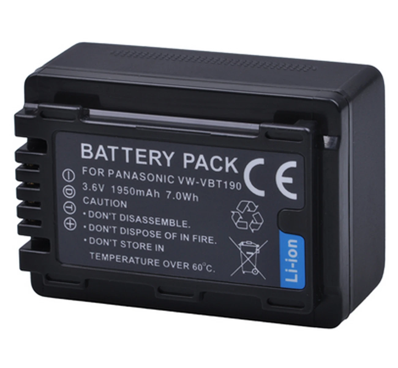 Аккумуляторная батарея для Panasonic HC-V710, HC-V720, HC-V727, HC-V730, HC-V750, HC-V757, HC-V760, HC-V770, HC-V777, HC-V785