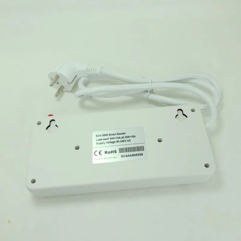 Умная GSM розетка с дистанционным управлением 4 розетки|Автоматизация зданий| |