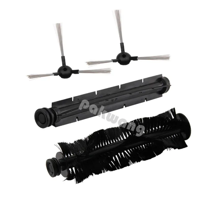 Original XR210 XR510 Robot Vacuum Cleaner Spare Parts, XR510 XR210 Hair Brush and Rubber Brush 1 pc, Side Brush 2 pcs robot vacuum cleaner sq a380 d6601 spare parts hair brush main brush accessories side brush