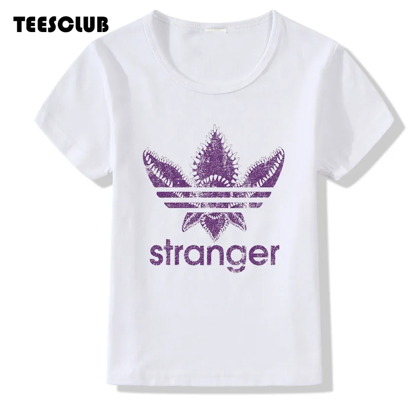 TEESCLUB/футболка с принтом «странные вещи»; детские летние топы с короткими рукавами для девочек и мальчиков; повседневная одежда с круглым вырезом; детская футболка; Camiseta - Цвет: C10