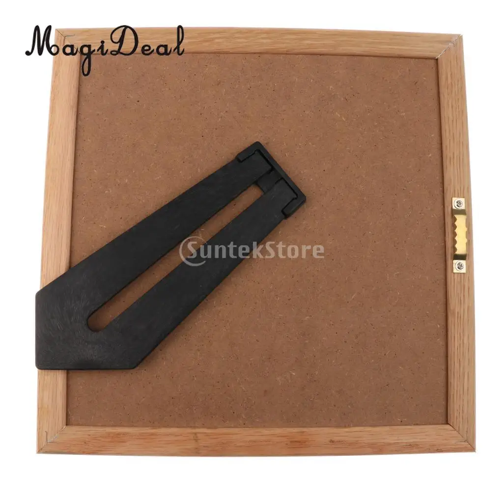 Felt Letter Board 10x10inches Changeable Letter Boards With 340 White Plastic Letters & Wood Frame Wall Mount, Free Canvas Bag