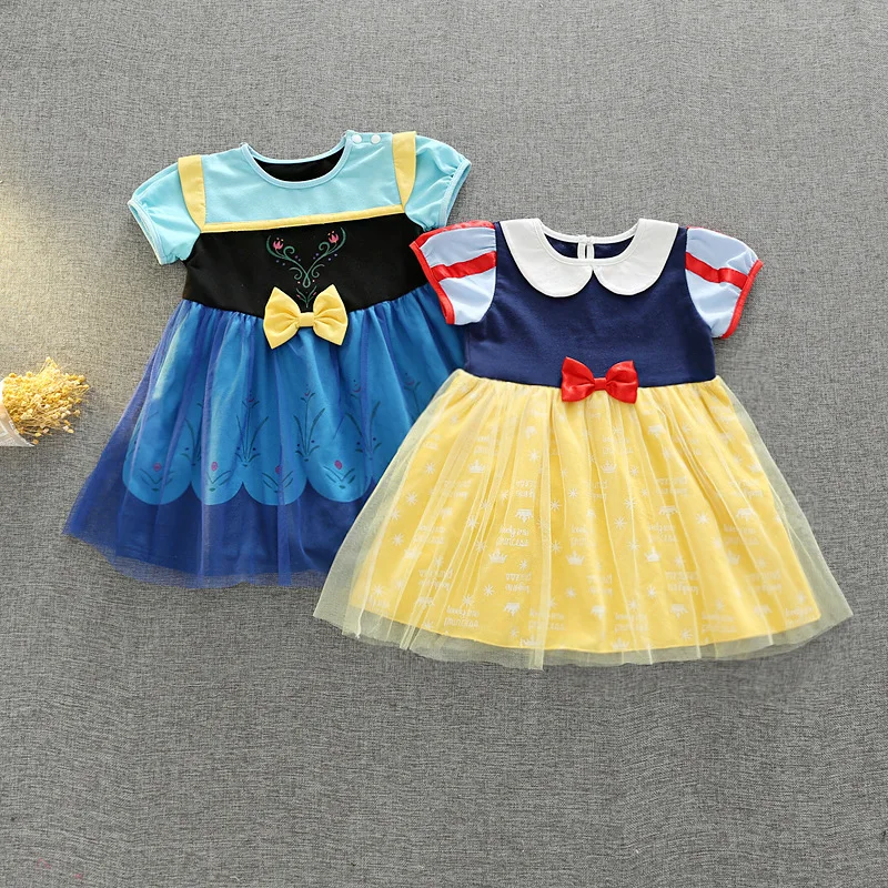 Низкая цена с рисунком для принцессы для девочки одежда От 2 до 6 лет Детское нарядное платье с юбкой-пачкой бальное платье Испания детская одежда Vestido De Princesa