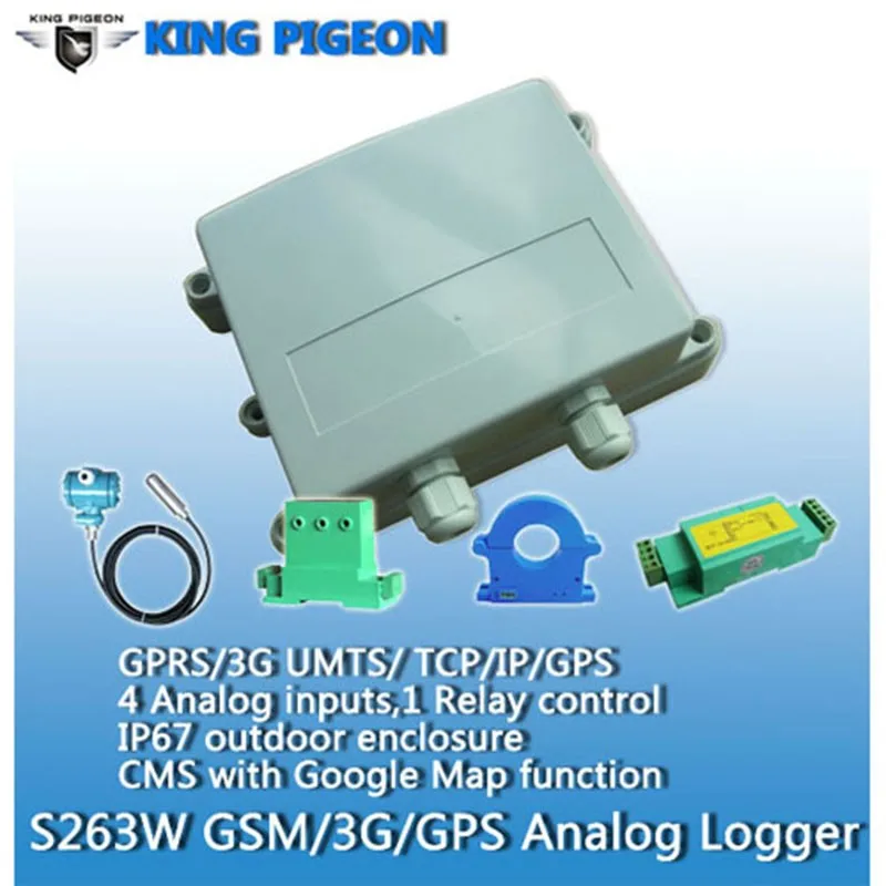 S263W GSM GPRS 3G WCDMA UMTS GPS Analog data logger
