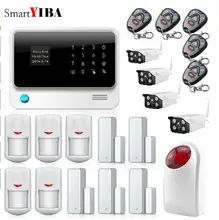 SmartYIBA APP Remote Control Easy Operate WIFI GSM Alarm Outdoor Waterproof Camera For Home House Security System