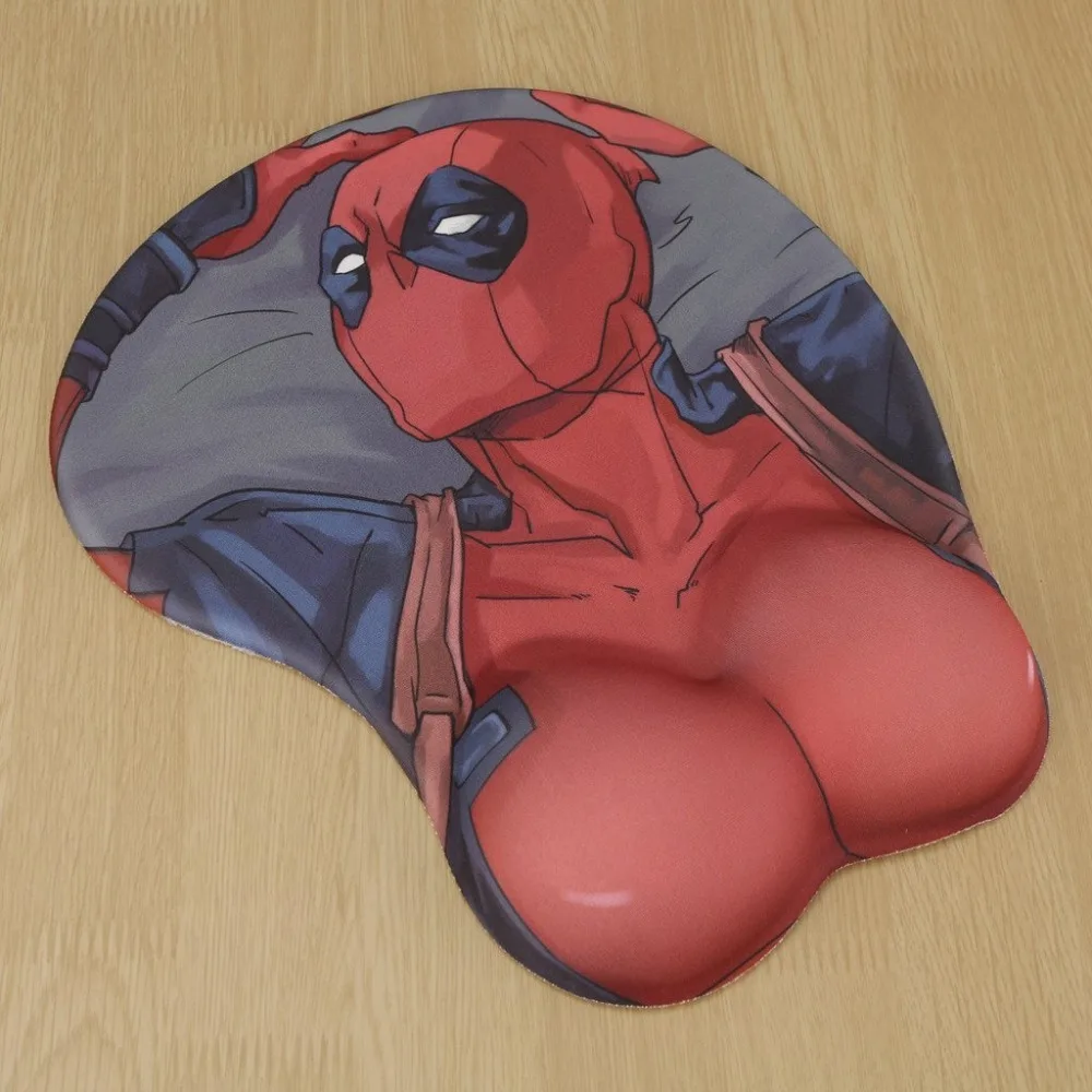 Beste Deadpool Muismat Deadpool 3D Muismat Desktop Muis Mat Gaming Mousepad Polssteun Pad 10.2 \