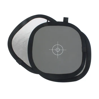 

3 in 1 37cm 18% Foldable Gray Card Reflector White Balance Double Face Focusing Board with Carry Bag