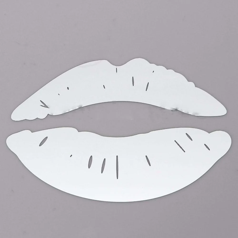 Pegatinas de espejo de pared de labios de la mañana moderna calcomanías de arte del dormitorio decoración del hogar