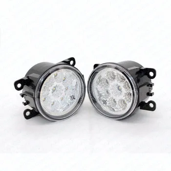 

2pcs Car Styling Round Front Bumper LED Fog Lights DRL Daytime Running Driving For Acura ILX sedan 4 door 2013-2014