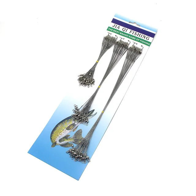 Best Offers 72Pcs/Pack Anti-bite Fishing Lead Line Rope Wire Fishing Tackle Lures Line Silver Fishing Lures 15cm 23cm 30cm Best Offers 72Pcs/Pack Anti-bite Fishing Lead Line Rope Wire Fishing Tackle Lures Line Silver Fishing Lures 15cm 23cm 30cm