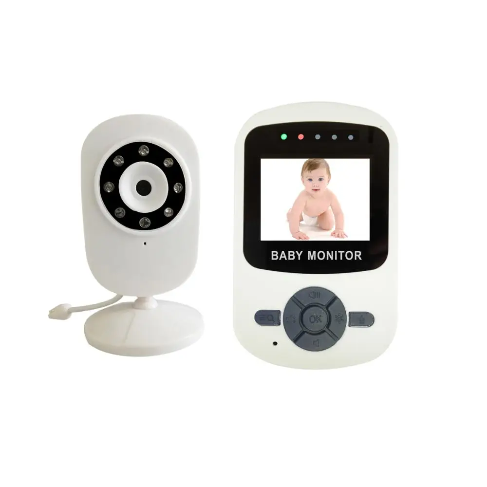 2.4GHz Wireless Digital Baby Monitor with High Resolution 2.4inch Displayer Night Vision VOX(Voice Control) Auto Wake-up & Music_1
