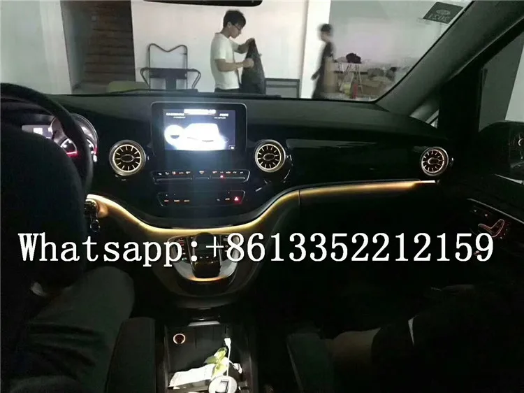 V class air conditoin cover fit for V-class W447 W639 W638 air-condition cover with 12 color 4 or 2 pieces interior vents cover  (5)