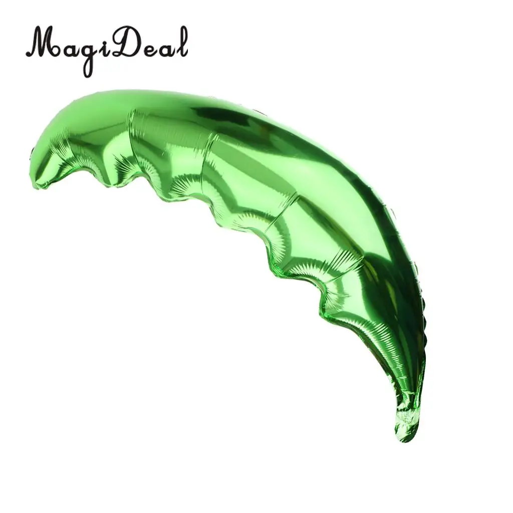 MagiDeal Set of 6pcs Palm Tree Leaf Green Hawaiian Beach Party Balloon Party Decor