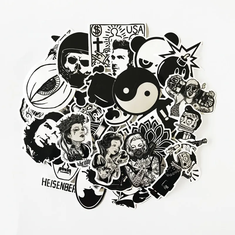 

TD ZW 60pcs Funny Hit Stickers For Kids Home Decor Jdm On Laptop Sticker Decal Fridge Skateboard Doodle Stickers Pegatinas