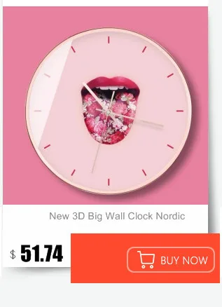 Новые 3D настенные часы мультяшные губы индивидуальные настенные часы Большие размеры Модные каракули стиль настенные часы современный дизайн для домашнего декора