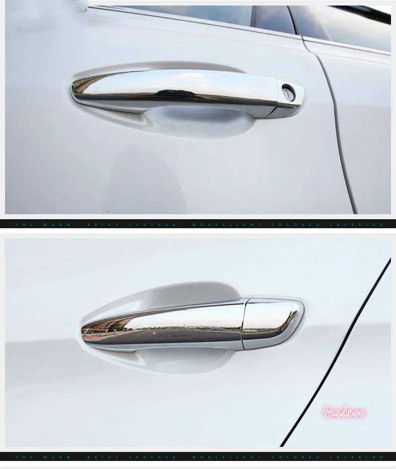 FUNDUOO для Peugeot 408 308 2016 2017 2018 новый хромированный чехол ручки двери автомобиля