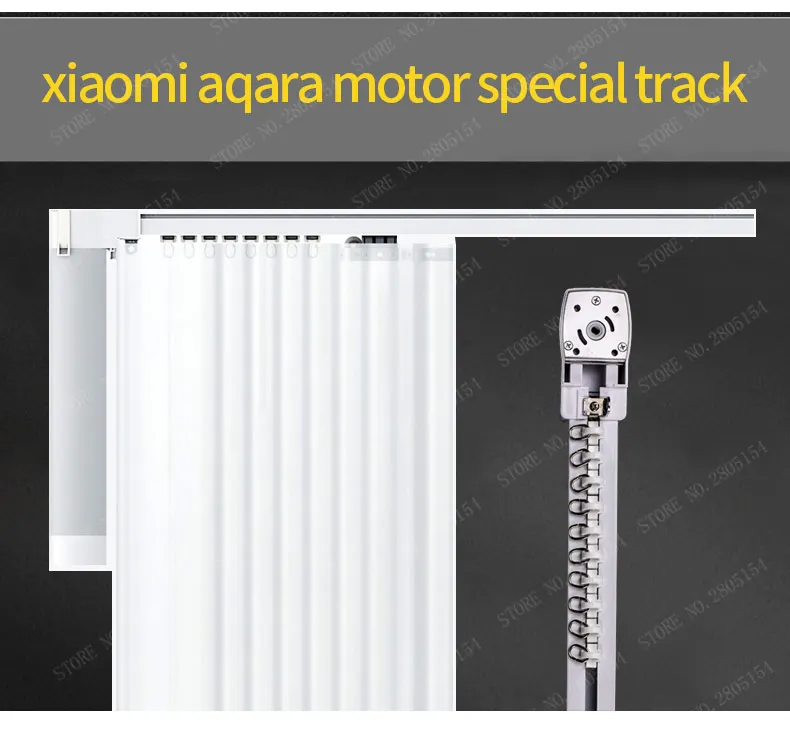 Электрический шторный трек для Xiaomi aqara/Dooya KT82/DT82 мотор настраиваемый Супер Довольно для умного дома для основной страны ЕС
