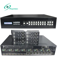 4k HDMI матрица 8х8 HDBaseT на CAT5e/6/7 100m поддерживает HDMI2.0 HDCP 2,2 4K 3D 1080p ИК RS232 EDID 4k HDMI матрица 8х8 HDBaseT на CAT5e/6/7 100m поддерживает HDMI2.0 HDCP 2,2 4K 3D 1080p ИК RS232 EDID