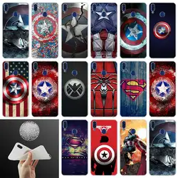 Силиконовый чехол для телефона Marvel comic Капитан Америка для huawei Honor 10i 20 Pro 9X Lite 8a 8x max 8c 7x 7a pro 6x V20 Paly