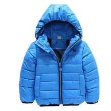 2017 hiver mode enfants vêtements survêtement de coton-rembourré manteau enfants vestes à capuchon bébé garçons vêtements
