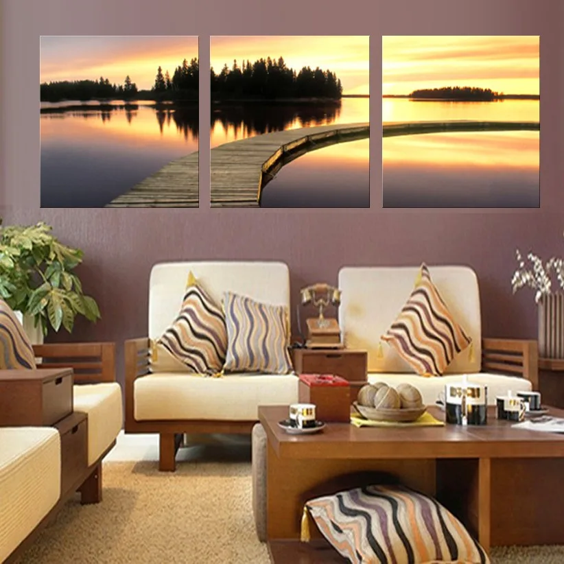 art-sunrise-the-sea-Home-Furnishing-decorative-the-paintings-on-canvas-the-living-room-canvas-painting (1)