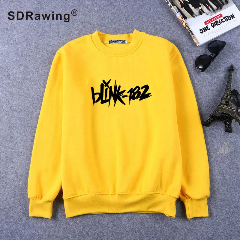 Hot Sale Women Sweatshirts Blink 182 Printed Costume Sweatshirts Summer women O Neck Short Sleeve New Tops Sweatshirts Music Ban Hot Sale Women Sweatshirts Blink 182 Printed Costume Sweatshirts Summer women O Neck Short Sleeve New Tops Sweatshirts Music Ban