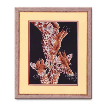

Animal patterns Fishxx Cross-Stitch Kits giraffe study adornment embroidery on needlework lovely diy Hand-embroidered D196