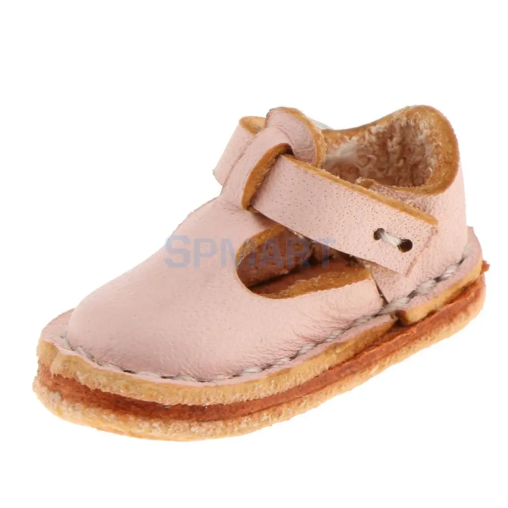 Pair of Fashion Shoes PU Leather Lace up Boots Shoes for 12'' Blythe Doll Clothes