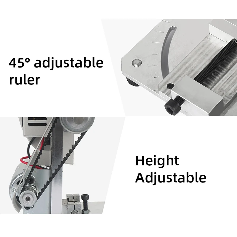Table Circular Saw Micro Cutting Machine Desktop Miniature Table Saw Aluminum Alloy Cutting Machine Electric Saw Table Circular Saw Micro Cutting Machine Desktop Miniature Table Saw Aluminum Alloy Cutting Machine Electric Saw