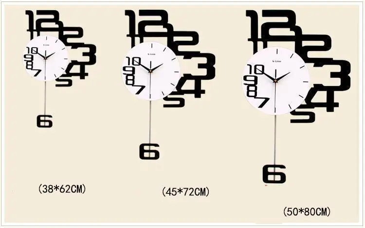 Большие настенные часы 3D подвесные настенные часы большие декоративные современные дизайнерские настенные часы домашний декор цифровые часы настенные для спальни