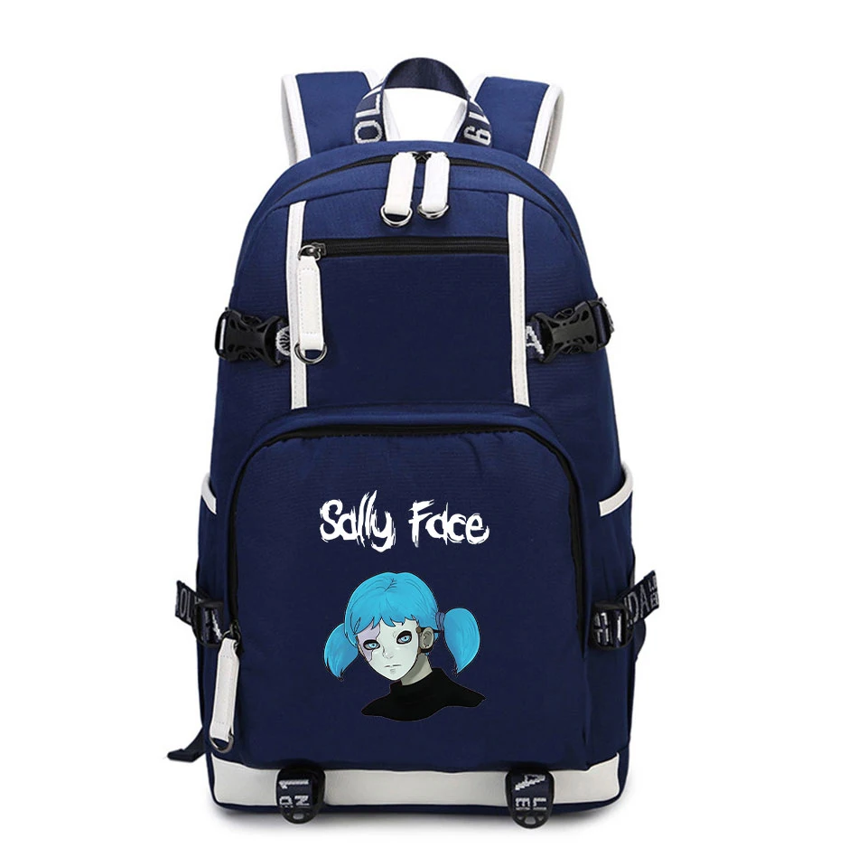 Рюкзак Sally Face в стиле Харадзюку с регулируемым ремнем высокого качества принтом