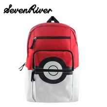Bande dessinée Adolescent de Nylon Sac À Dos Pour Garçons Filles Pokemon Pokeball École Sacs À Dos Sac À Dos Devrait Sac Kid Cadeau Sac