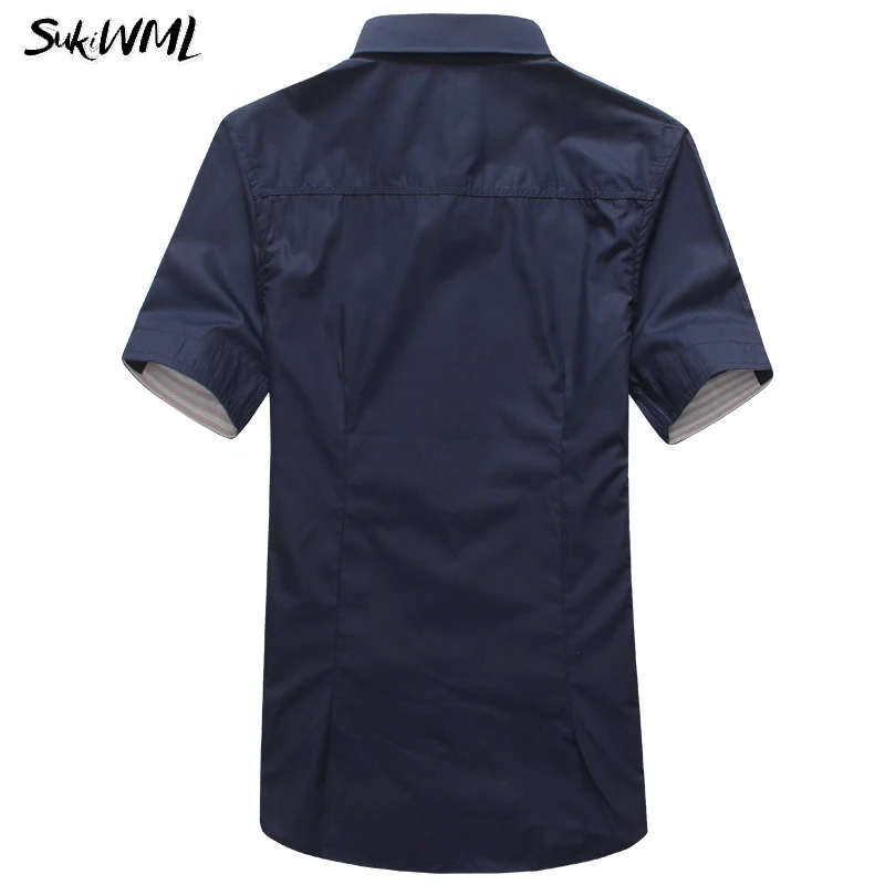 SUKIWML Men Casual Shirts 2018 New Brand Mushroon Embroidery Mens Dress Shirts Slim Fit Summer Social Short Sleeves Men's Shirt SUKIWML Men Casual Shirts 2018 New Brand Mushroon Embroidery Mens Dress Shirts Slim Fit Summer Social Short Sleeves Men's Shirt